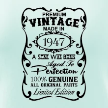 Vintage Etiketa - 1947