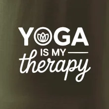 Yoga Is My Therapy nápis