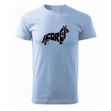 Corgi - nápis v tele Corgi - nápis v tele