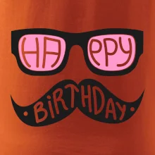 Mustache narozeniny - okuliare