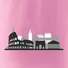 Rím silueta pamiatky