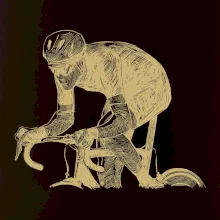 Cestná cyklista predok