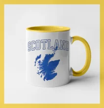 Scotland nápis s mapou Scotland nápis s mapou