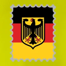 Nemecká známka - vlajka