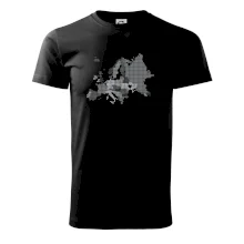 Mapa Európy - srdce v Ukrajine Mapa Európy - srdce v Ukrajine