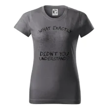 What exactly didn't you understand - physics