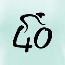 Cyklista oslavuje štyridsiatku (40)