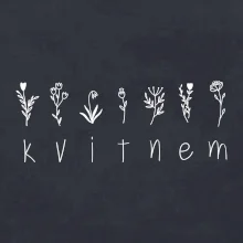 Kvitnem - Nápis s kvetinami