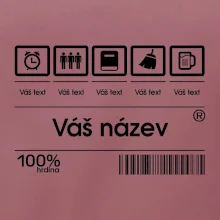Čárový kód - Vlastní text