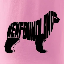 Novofundlandský pes - nápis v tele