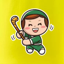 Ikona pozemný hokej chlapec / holka