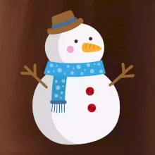 Snehuliak so šálom