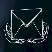 Obálka pôšták jedným ťahom