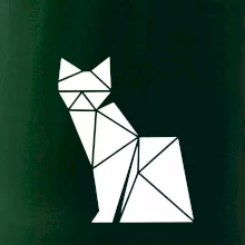 Origami mačka z boku