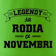 Legendy sa rodia v novembri