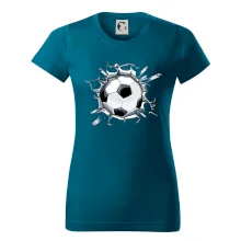 Futbalová lopta v triku Futbalová lopta v triku