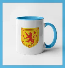 Škótsky lev na hrudi