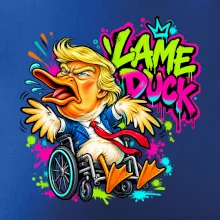 Trump lame duck graffiti