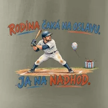 Rodina čaká na oslavu ja na nadhod