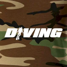 Diving nápis potápač