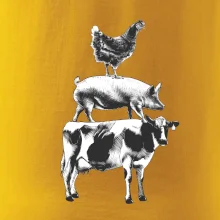 Sliepky prasa krava Sliepky prasa krava