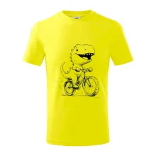 Roztomilý Dinosaurus na bicykli