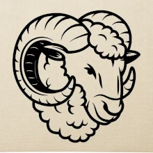 Biela Hlava barana obrys