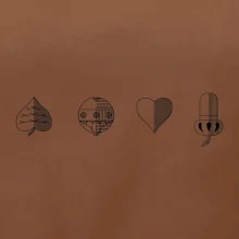 Prší - Faraon - farby hracích kariet