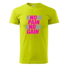 Know Pain, Know Gain Know Pain, Know Gain