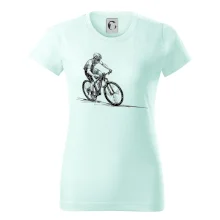 MTB kreslený cyklista