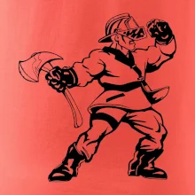 Hasič stojaci - nápis hasiči - Veľký nápis na chrbte