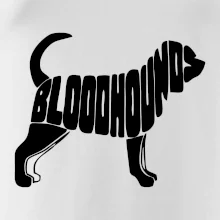 Bloodhound nápis v tele Bloodhound nápis v tele