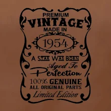 Vintage Etiketa - 1954