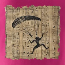 Egyptské hieroglyfy paraglide