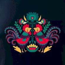 Folklór - Sliepky farebné