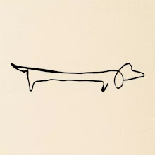 Jazvečík - kreslený Jazvečík - kreslený