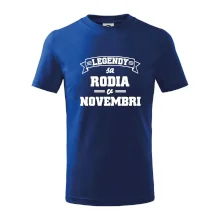 Legendy sa rodia v novembri