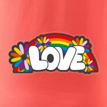 Love s dúhou v pozadí Love s dúhou v pozadí