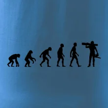 Evolúcia drevorubač - píla a kmeň