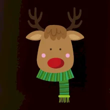 Jeleň so šálom Jeleň so šálom