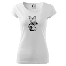 Goblincore čierna huba so žabou