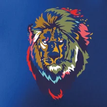 Hlava leva kreslená jednoduchá