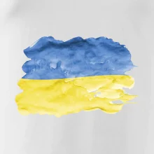 Ukrajina vlajka rozpitá