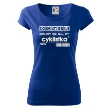 Čiarový kód - cyklistka