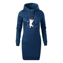 Veselá mačka v zimnej čiapke Veselá mačka v zimnej čiapke