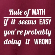 Rule of math Rule of math
