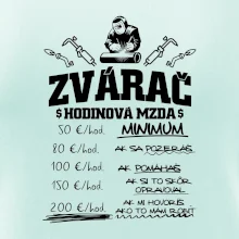 Hodinová mzda zvárač