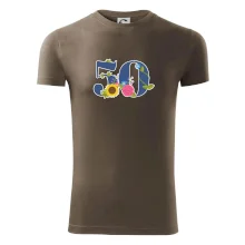 Kvetinové číslo kreslené - 50