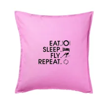 Eat sleep fly repeat - skoky na lyžiach