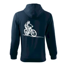 MTB kreslený cyklista MTB kreslený cyklista